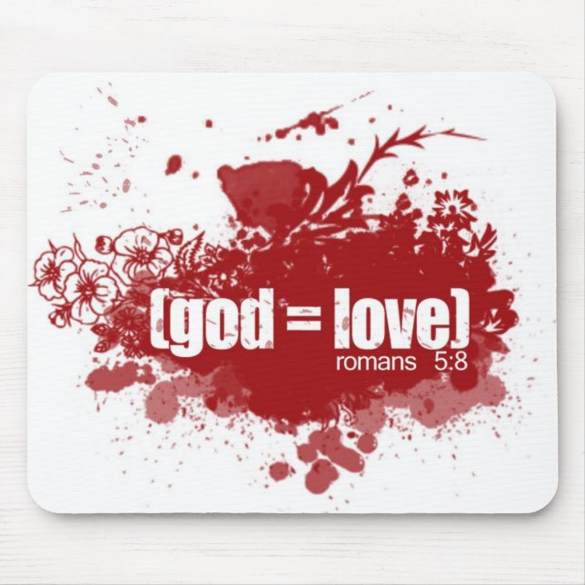 Mousepad Cópia do DEUS = do AMOR (Frente)
