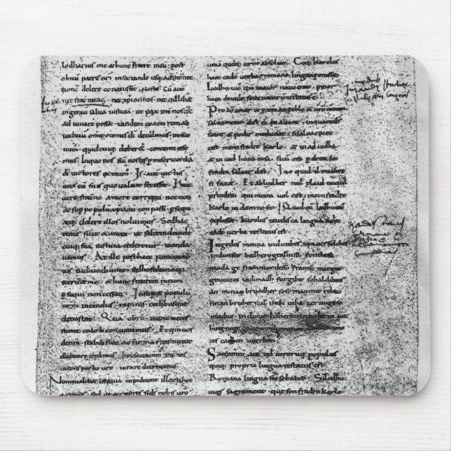 Mousepad Cópia do fac-símile (Frente)