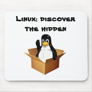 Mousepad cópia do pinguim box1, Linux: descubra escondido
