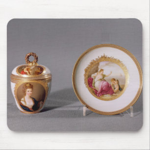 Mousepad Copo, cobrir e pires de Meissen