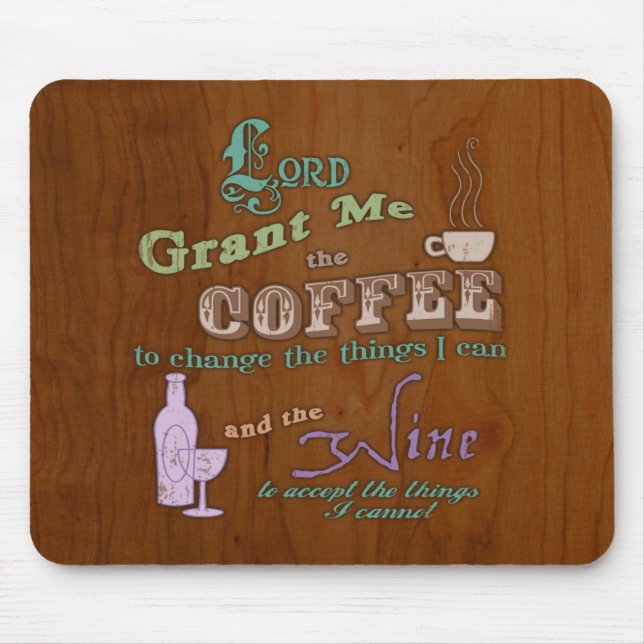 Mousepad Copo da serenidade (Frente)