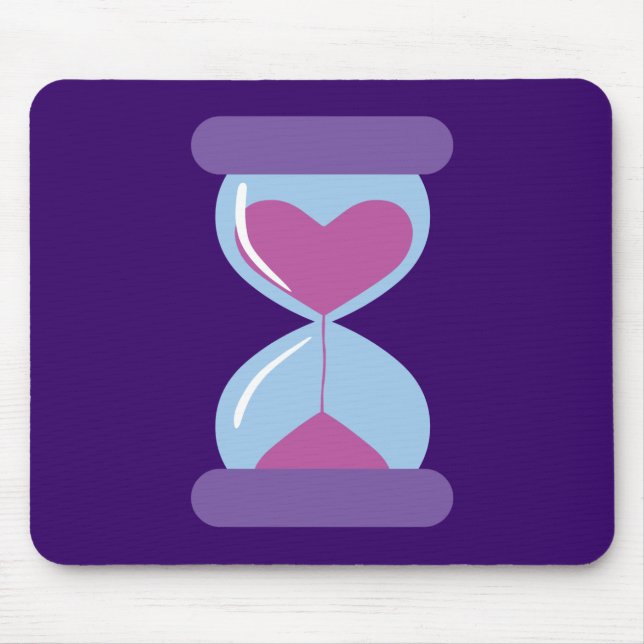 Mousepad Copo de Coração (Frente)