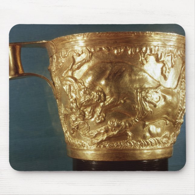 Mousepad Copo, descrevendo um touro de carregamento (Frente)