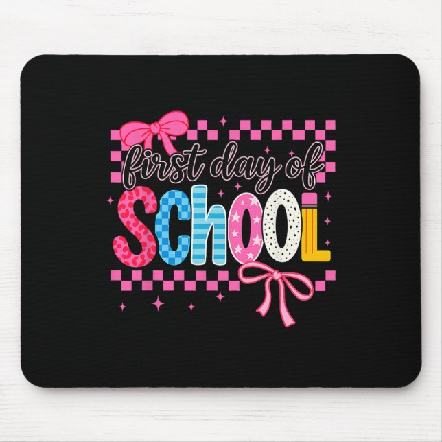 Mousepad Coquete Primeiro Dia De Aula  (Frente)