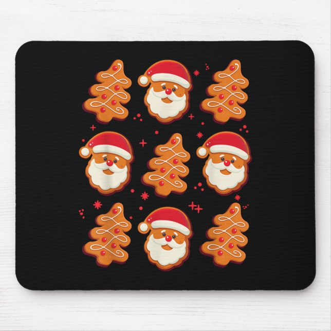 Mousepad Coquette Christmas Tree Cake Santa Claus Nk Christ (Frente)