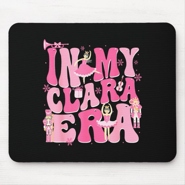 Mousepad Coquette In My Clara Era Christmas Nutcracker Merr (Frente)