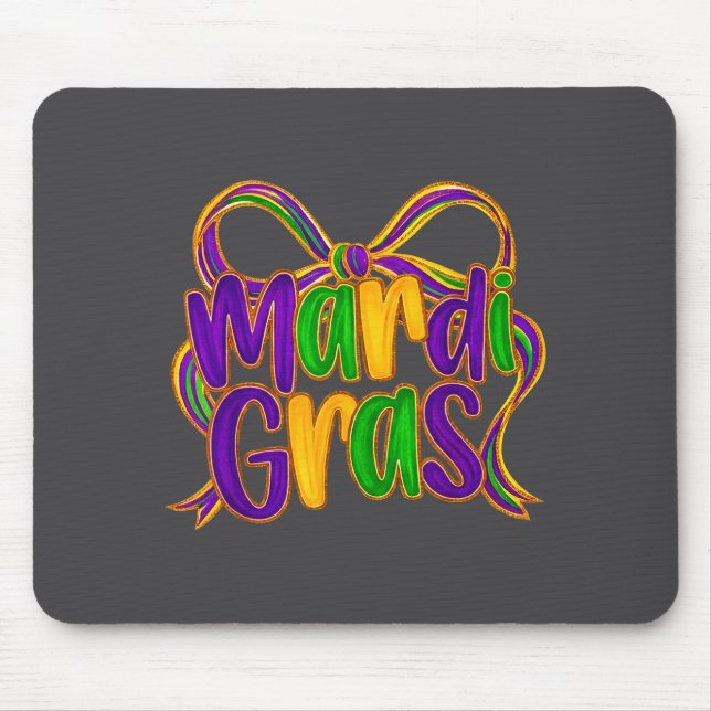 Mousepad Coquette Mardi Gras 2026 Festival New Orleans Wome (Frente)