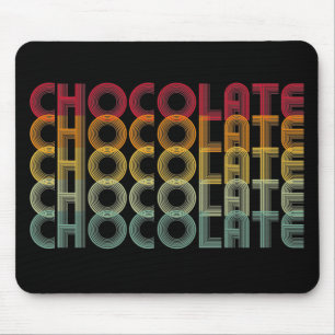 Mousepad Cor Arco-Íris do Chocolate Retroativo