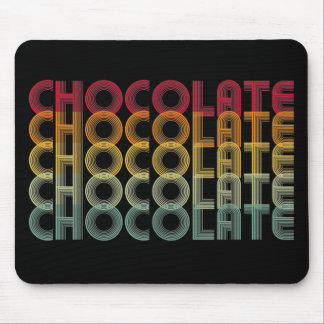 Mousepad Cor Arco-Íris do Chocolate Retroativo