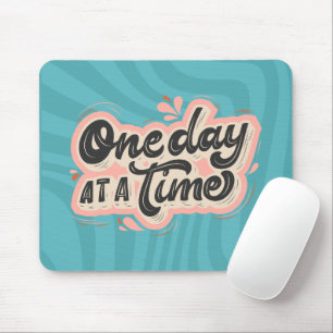 Mousepad Cor Azul, Um Dia de cada Vez