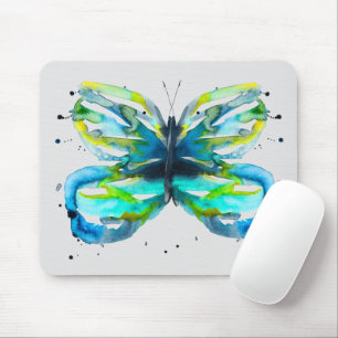 Mousepad Cor da água da borboleta