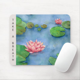Mousepad Cor d'água do Flor do Lotus