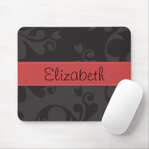 Mousepad Cor damasco, Cinza, Seu Nome