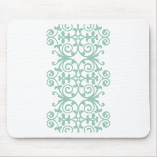 Mousepad Cor damasco na moda do verde da hortelã