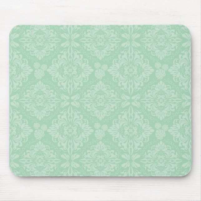 Mousepad cor damasco verde (Frente)