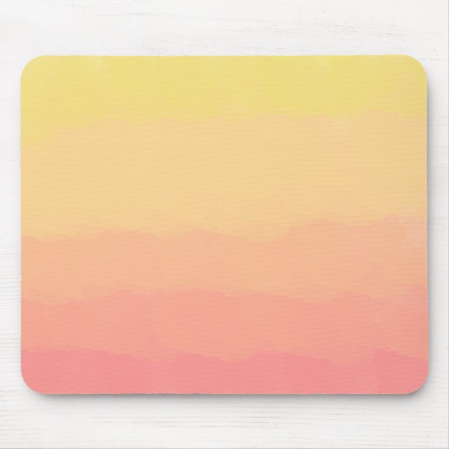 Mousepad cor de água de corante laranja de verão fresco (Frente)