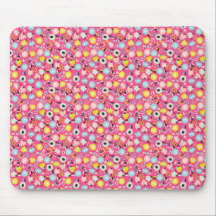 Mousepad Cor de água do flor natural rosa Primavera