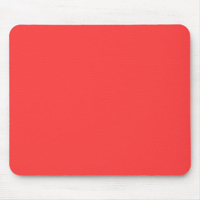 Mousepad Cor de Coral Vibrante Personalizar Isso (Frente)