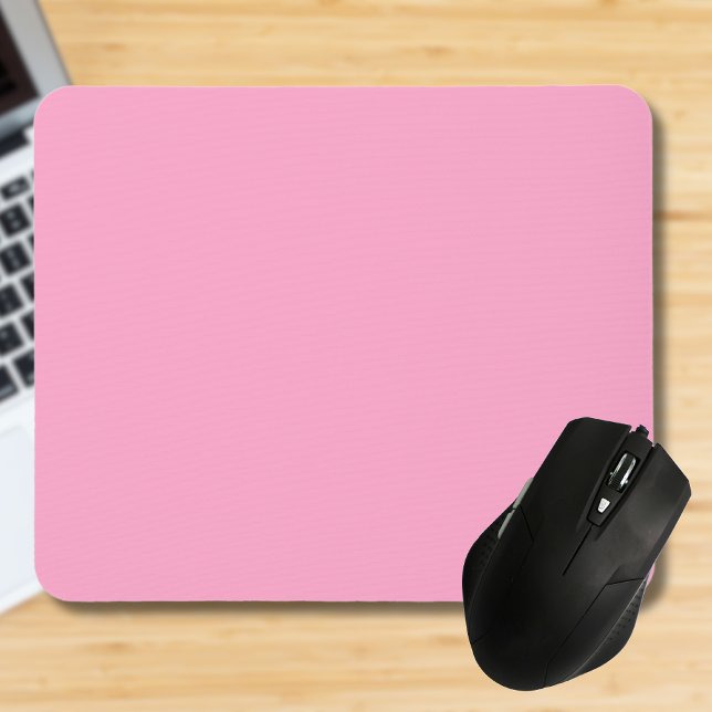 Mousepad Cor-de-cravo Rosa Cor Sólida | Clássico | Elegante (Criador carregado)