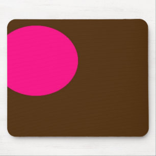 mousepad cor-de-rosa e marrom