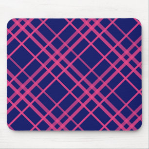 Mousepad Cor-de-rosa no Design de padrão de Xadrez do Tarta