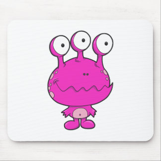 Mousepad cor-de-rosa-quente feliz
