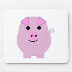 Mousepad Cor-de-rosa redondo
