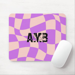 Mousepad Cor-de-rosa rosa inicial moderna legal