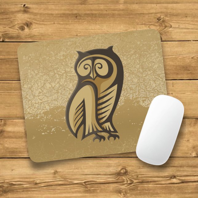 Mousepad Cor do Símbolo da Coruja (Criador carregado)