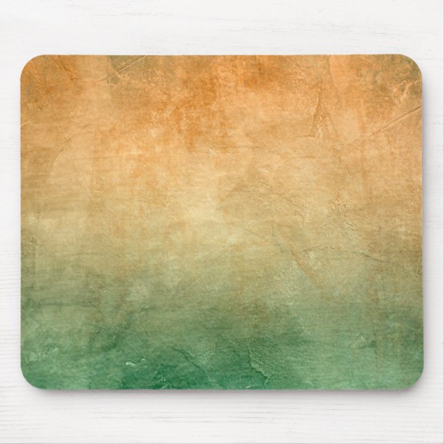 Mousepad Cor Grunge - Laranja e Verde (Frente)