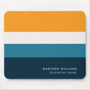 Mousepad Cor Personalizada Bloco Horizontal Listra Monogram