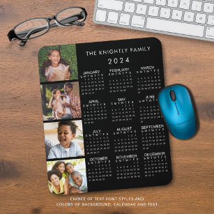Mousepad Cor Personalizada da Família de Calendários 2023 4