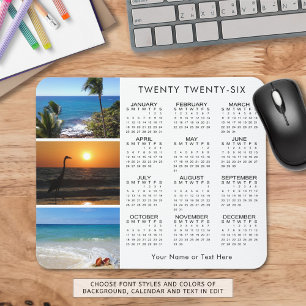 Mousepad Cor Personalizada Personalizada do Calendário 3 20
