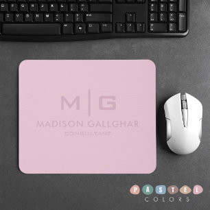 Mousepad Cor rosa-rosa da Orquídea de Pastas Leves Sólidas