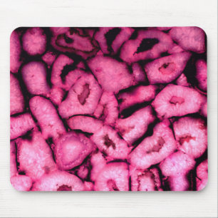 Mousepad Cor Rosa Rosa Rosa Rosa Rosa Quartz Agate Geodes a