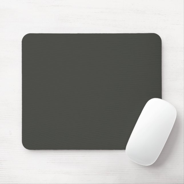 Mousepad Cor Sólida Azeitona Preta (Com mouse)