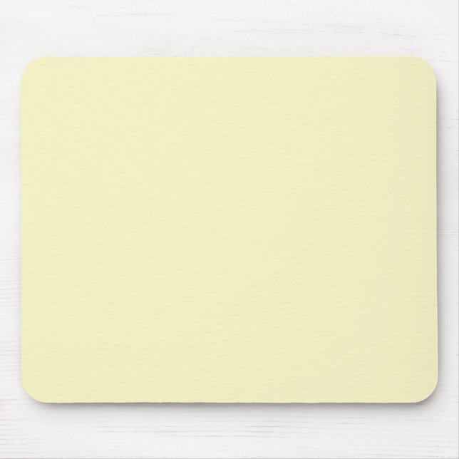 Mousepad Cor Sólido Amarelo-Manteiga (Frente)