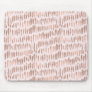 Mousepad Cora o abstrato do ouro do rosa do rosa