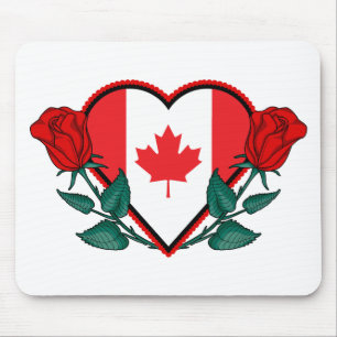 Mousepad Coração Canadá