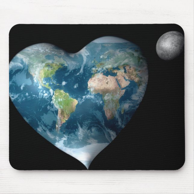 Mousepad Coração da Terra (Frente)