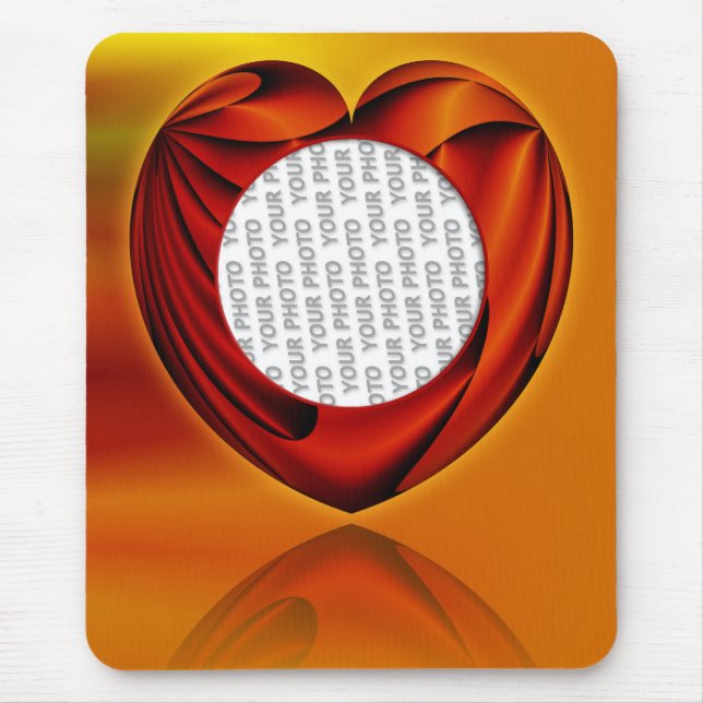 Mousepad Coração da Vida - modelo (Frente)