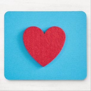 Mousepad Coração de Amor Vermelho