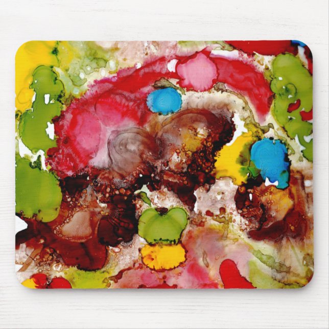 Mousepad Coração de Brown do tapete do rato (Frente)