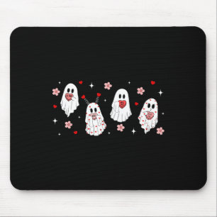 Mousepad Coração de Doce de Fantasma de São Valentim Fofinh