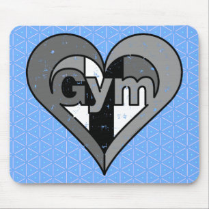 Mousepad Coração de Gym Afastado