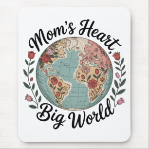Mousepad Coração de Mãe, Mundo Grande
