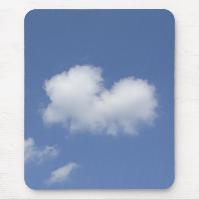 Mousepad Coração de Nuvem  (Frente)