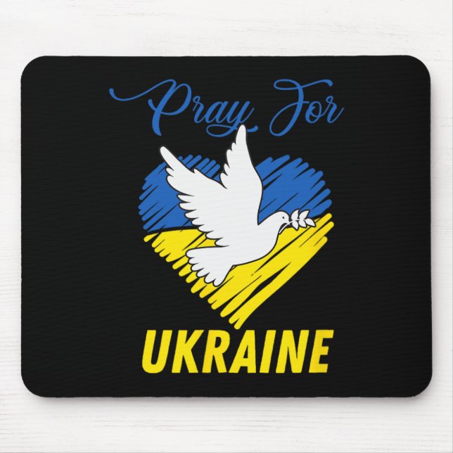 Mousepad Coração de Pombo da Ucrânia (Frente)