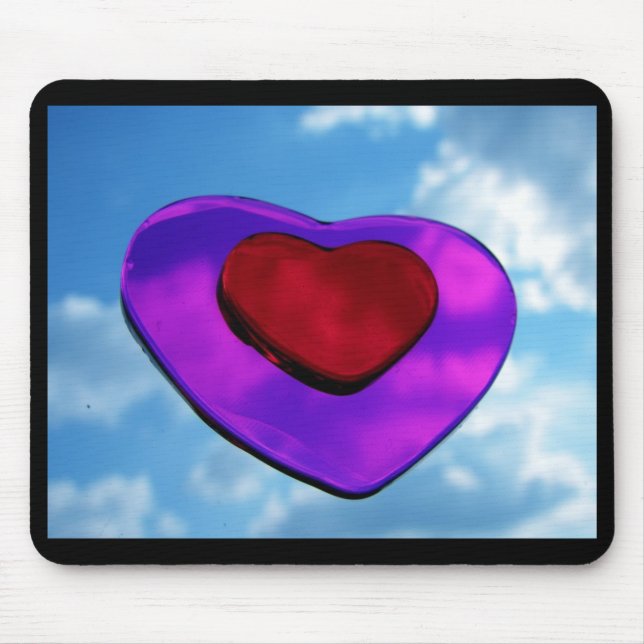 Mousepad Coração do amor (Frente)