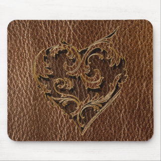 Mousepad Coração do Couro-Olhar